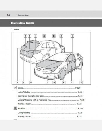 toyota corolla touring 2024-2025 owners manual